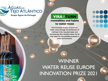 VIRA vence o Water Reuse Europe 2021 Innovation Prize 