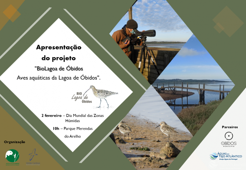 Apresentação do projeto "BioLagoa de Óbidos - Aves aquáticas da Lagoa de Óbidos"