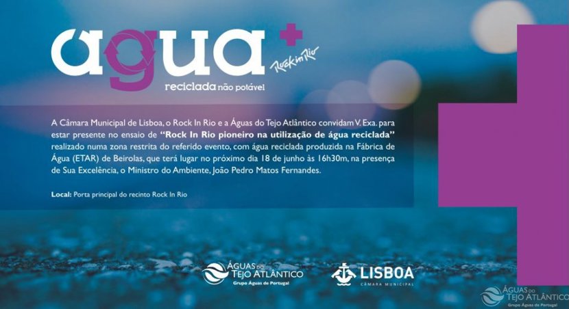 Rock In Rio pioneiro na utilização de água reciclada