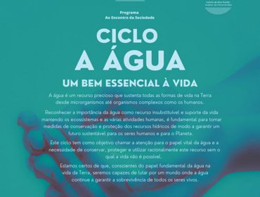 “Água e Saúde” dia 18 de outubro