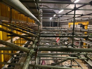 Obra de remodelação na Fábrica de Água da Guia 