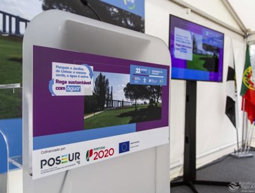 Parque das Nações regado com água+