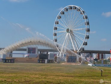 Parque Tejo, Rock in Rio 2024, 2026… A rega sustentável com água+ vai ficar, pela sustentabilidade do território! 