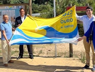 Hasteamento da Bandeira Qualidade de Ouro 2022 em Mafra 