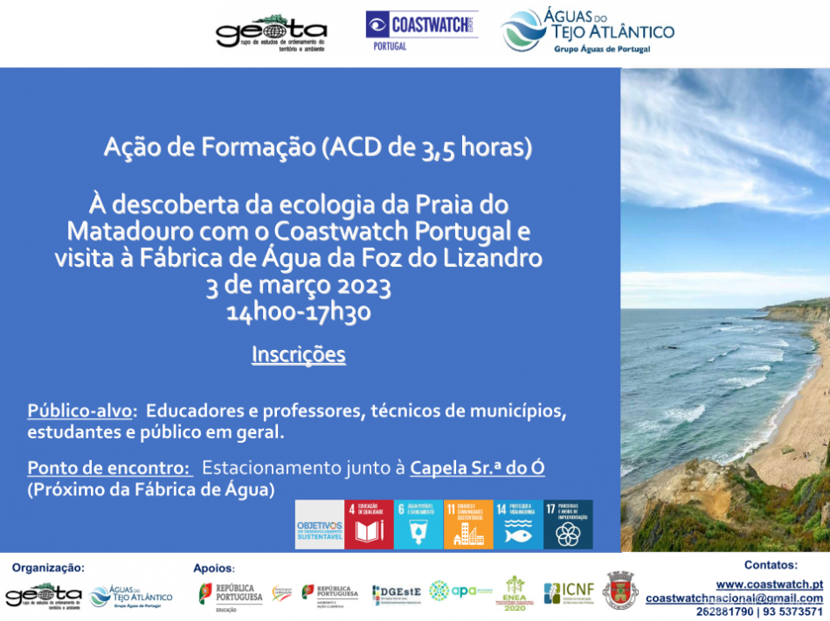 À descoberta da ecologia com a Tejo Atlântico e o Coastwatch