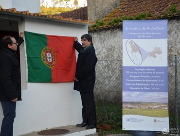 Arranque da construção do emissário de A-do-Baço 