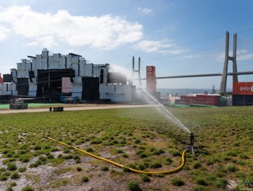 Parque Tejo, Rock in Rio 2024, 2026… A rega sustentável com água+ vai ficar, pela sustentabilidade do território! 