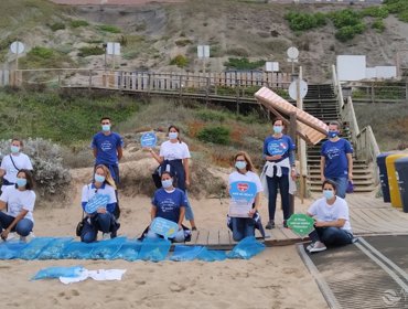 Tejo Atlântico associa-se à Fundação Oceano Azul com limpezas de praia na região