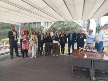 Board do Water Europe vista Fábrica de Água de Alcântara