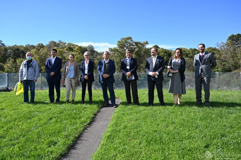 Fábrica de Água de Alcântara recebe delegação do Governo Brasileiro